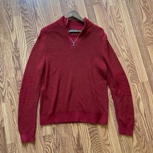 Express Quarter Zip Sweater, Men's L